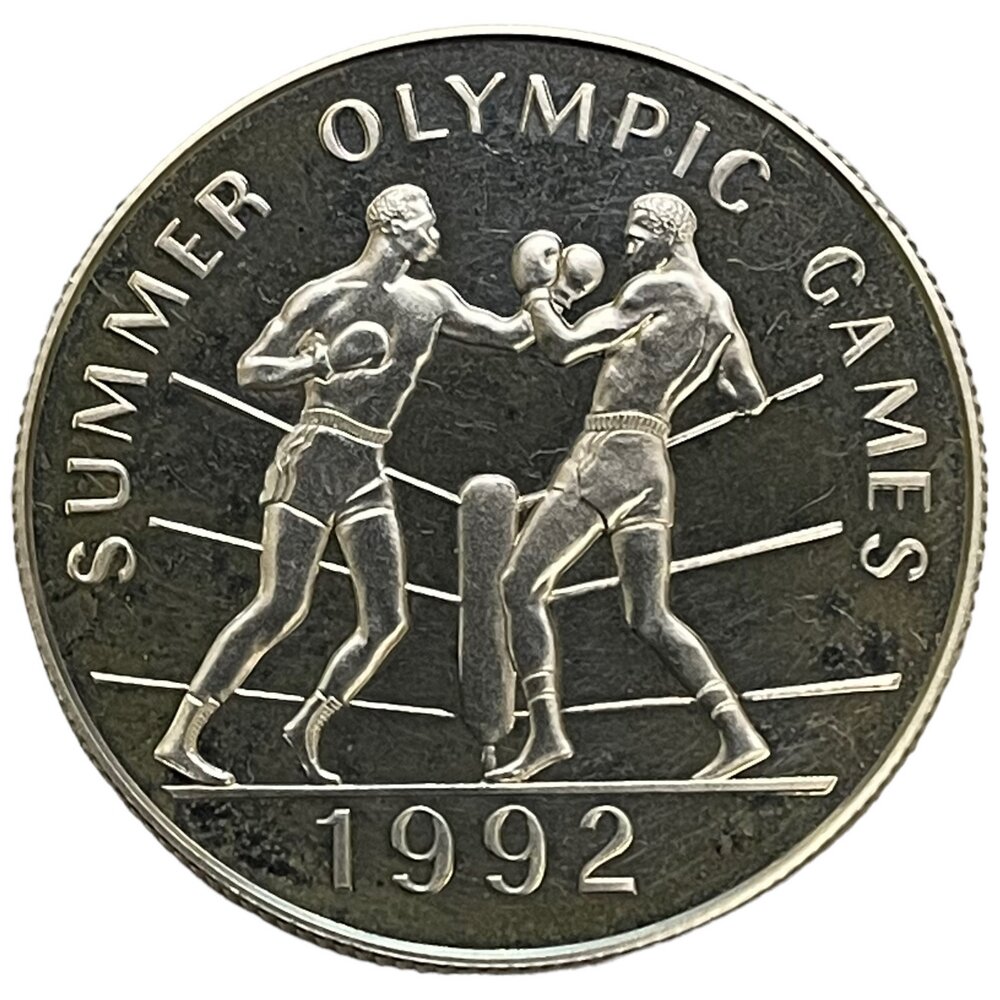 Ямайка 25 долларов 1992 г. (XXV Летние Олимпийские игры, Барселона 1992 - Бокс) (Proof)