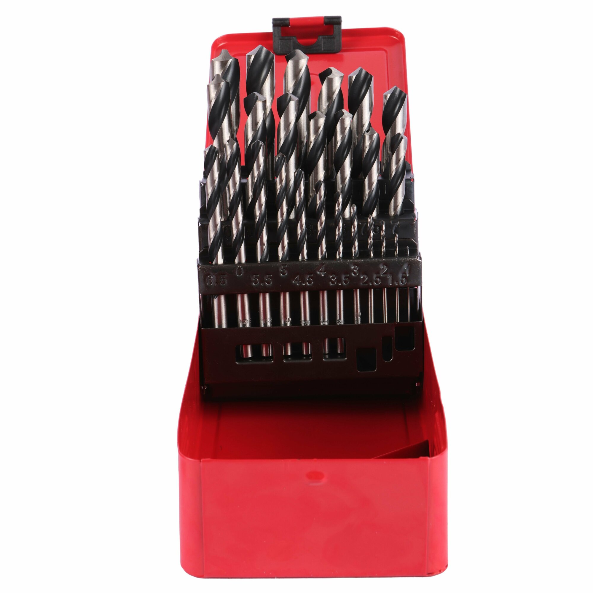 фото Набор сверл DERZHI по металлу полированные HSS 25 шт