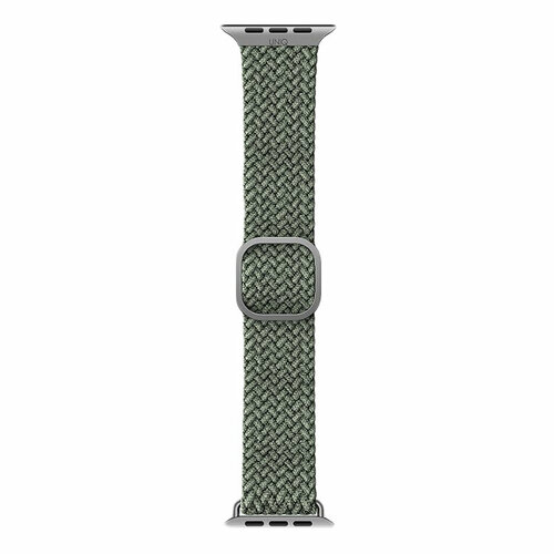 Ремешок Uniq для Apple Watch 38-41 mm ASPEN Strap Braided Green ремешок uniq для apple watch 41 40 38 mm dante strap mesh steel синий