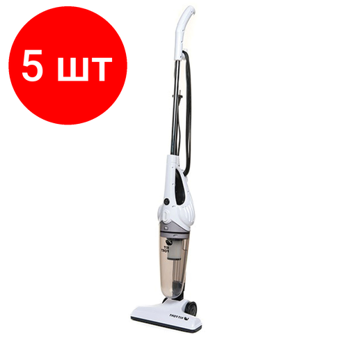 Комплект 5 шт Пылесос вертикальный KITFORT KT-510 потребляемая мощность 650 Вт циклонный фильтр 12 л белый 2182500₽