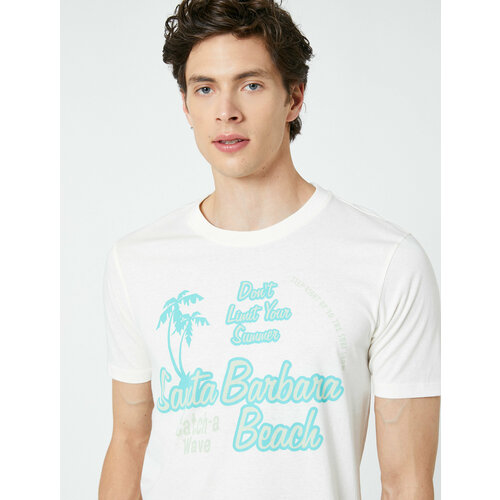 фото Футболка koton, размер xl, белый