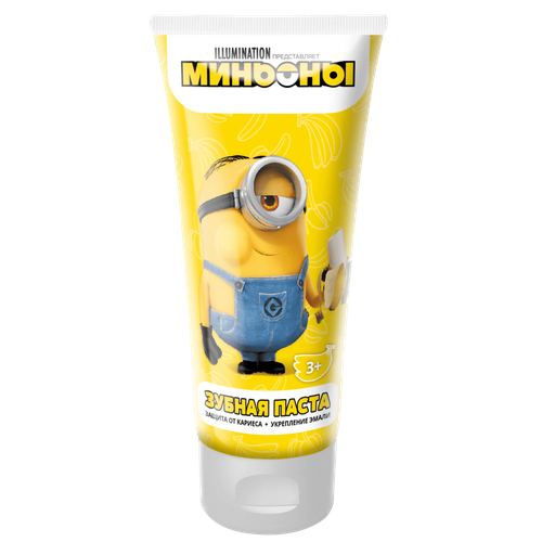 Зубная паста детская Гадкий Я Миньоны с банановым вкусом 60 мл 417₽