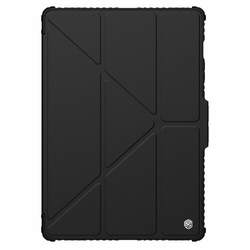 чехол для планшета samsung galaxy tab s9 plus x816 12 4 дюймов с магнитом black sam x816 blk Чехол противоударный Nillkin для Samsung Galaxy Tab S9 Plus 12.4 SM-X810/SM-X816, черный