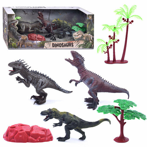 Набор динозавров HS001A-022 В мире динозавров в коробке в мире динозавров