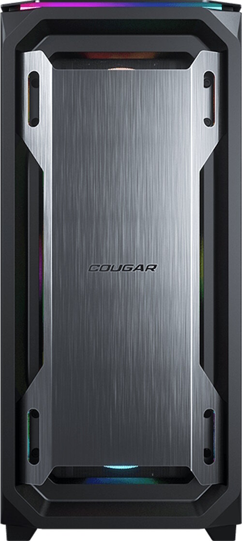 Корпус eATX Cougar черный, без БП, боковая панель из закаленного стекла, USB Type-C, USB 3.0, audio - фото №13