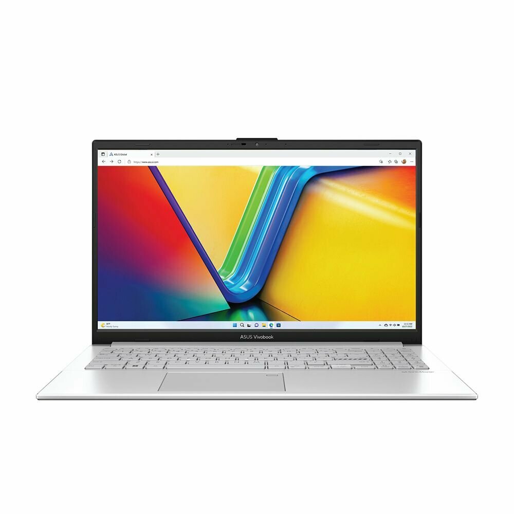 Ноутбук ASUS Vivobook Go 15 E1504GA-BQ149 IPS FHD (1920x1080) 90NB0ZT1-M005Z0 Серебристый 15.6" N200, 8 ГБ, 256 ГБ SSD, UHD Graphics, Без ОС