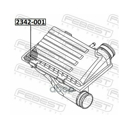 FEBEST 2342001 фильтр воздушный