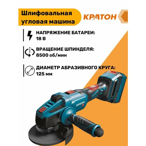 Шлифмашина угловая аккумуляторная бесщеточная 1402600₽