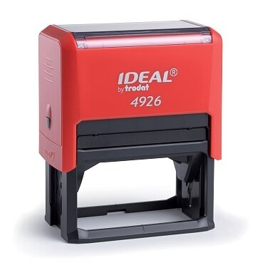 Ideal 4926 автоматическая оснастка для штампа 75х38 мм (красная)