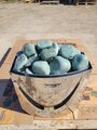 Хакасия Жадеит шлифованный камни для бани и сауны (размер 7-16 см) упаковка 10 кг