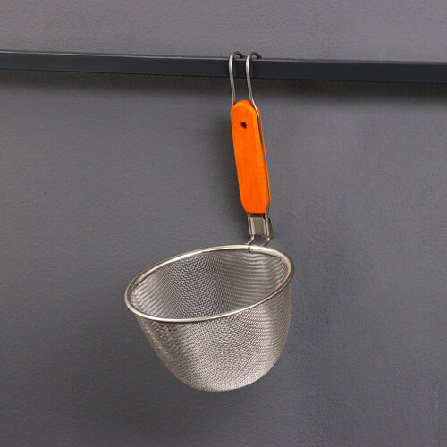 Корзинка для приготовления картошки фри 25см дерев ручка 741₽