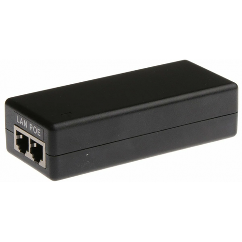 Блок питания Gigabit Ethernet Adapter with POE 48V 0.5A (HSG24-4800) Питание POE оборудование 1553- gigabit poe injector uk eu usa au adapter 24v 1a 12v 15v 24v 48v ethernet ip camera phone poe wall mounted power supply