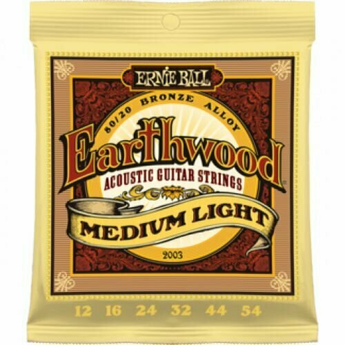 Струны Ernie Ball Earthwood 80/20 Bronze Acoustic 12-54 (2003). Оригинальные, США!