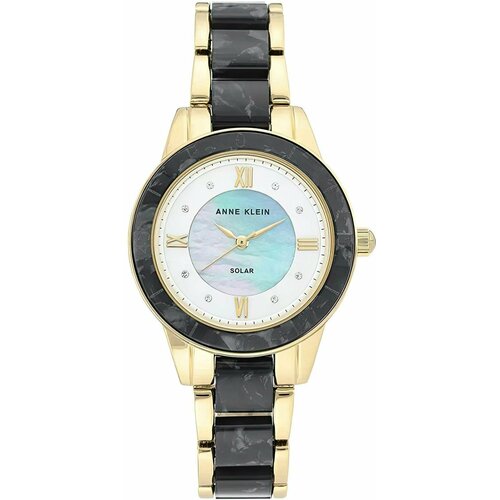 фото Наручные часы anne klein considered наручные часы anne klein 3610gpbk, золотой, белый