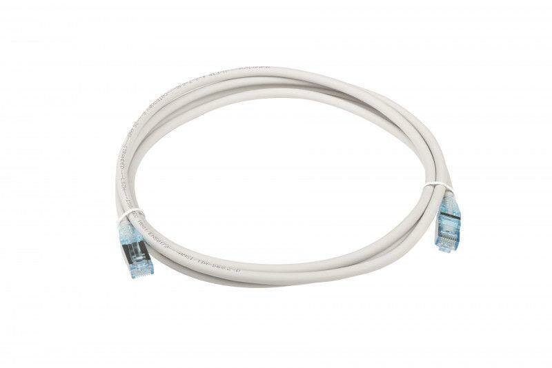 42375 Патч-корд Hyperline PC-LPM-STP-RJ45-RJ45-C6-2M-LSZH-GY F/UTP экранированный кат.6 LSZH 2м серый