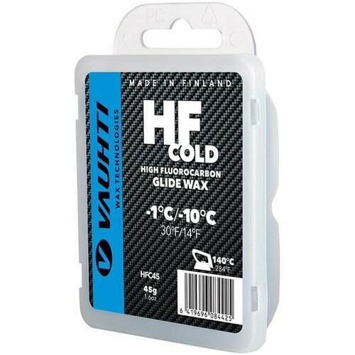Парафин Vauhti HF COLD -1/-10 45гр высокофторовый парафин swix hf06bwx black 40 г 5°… 10°с