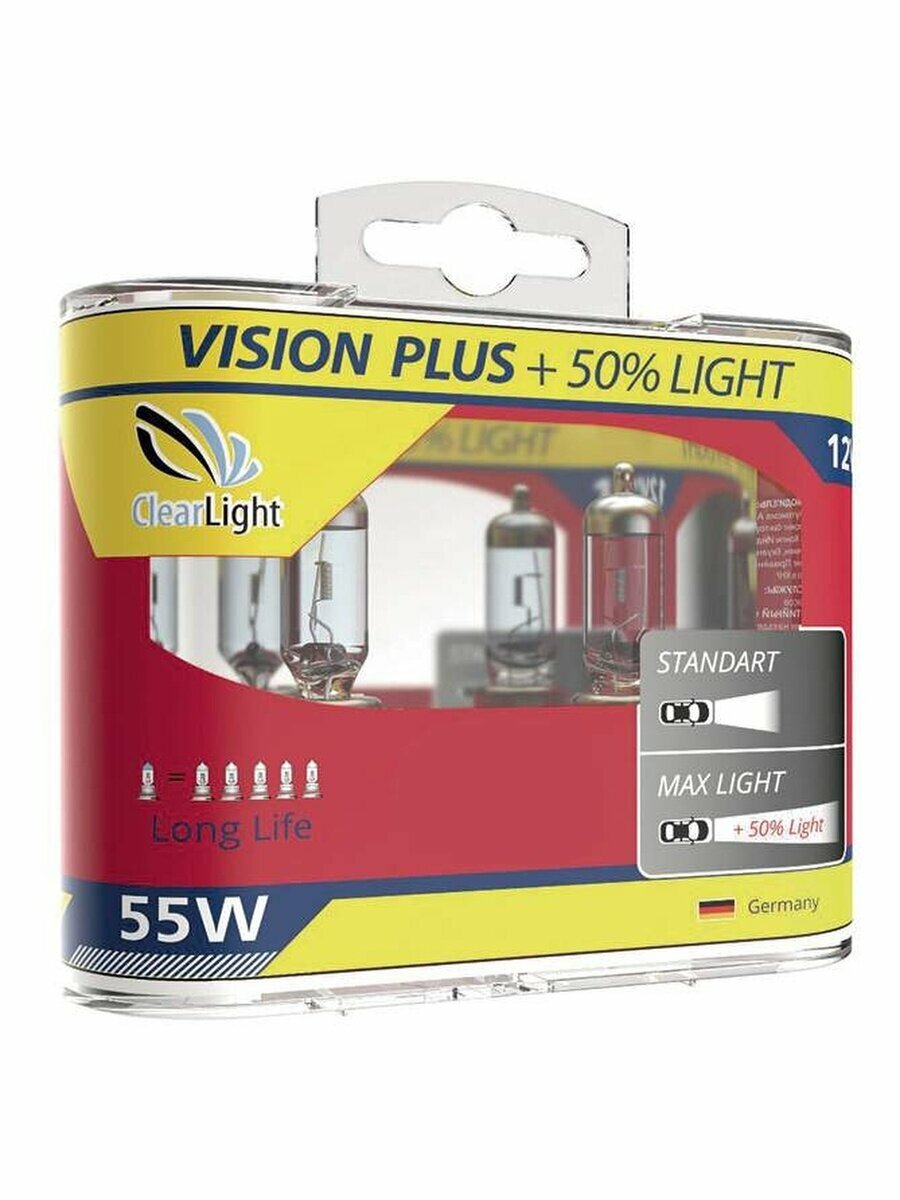 Лампы HB3 12V 60W VisionPlusLight 2 шт