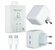 Зарядное устройство 50 Вт с двумя портами USB Type-C для iPhone, ...
