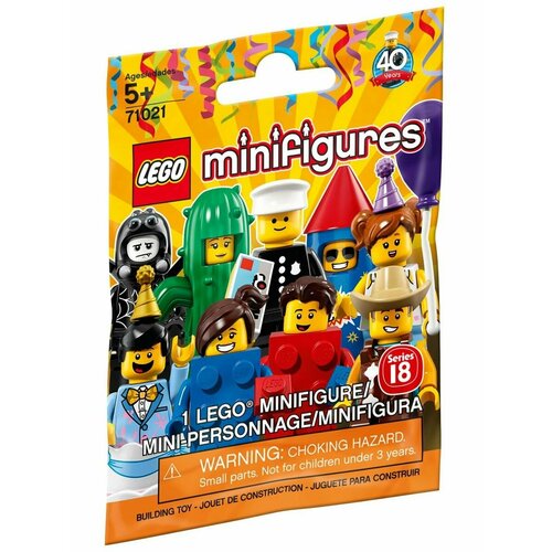 конструктор lego collectable minifigures 71021 серия 18 5 дет Конструктор LEGO Collectable Minifigures 71021 Серия 18, 9 дет.