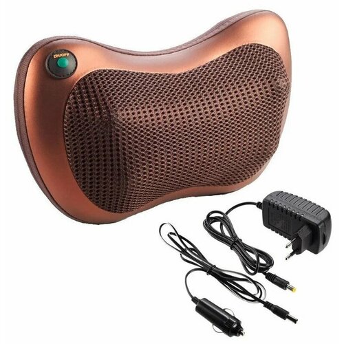 Массажная подушка массажер для шеи массажер для спины автомобильный массажер вибрационный 1236₽