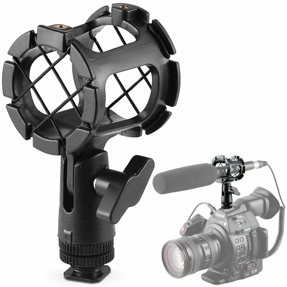 Держатель микрофона SmallRig 1859 Microphone Shock Mount, 15-40 мм — фото 11