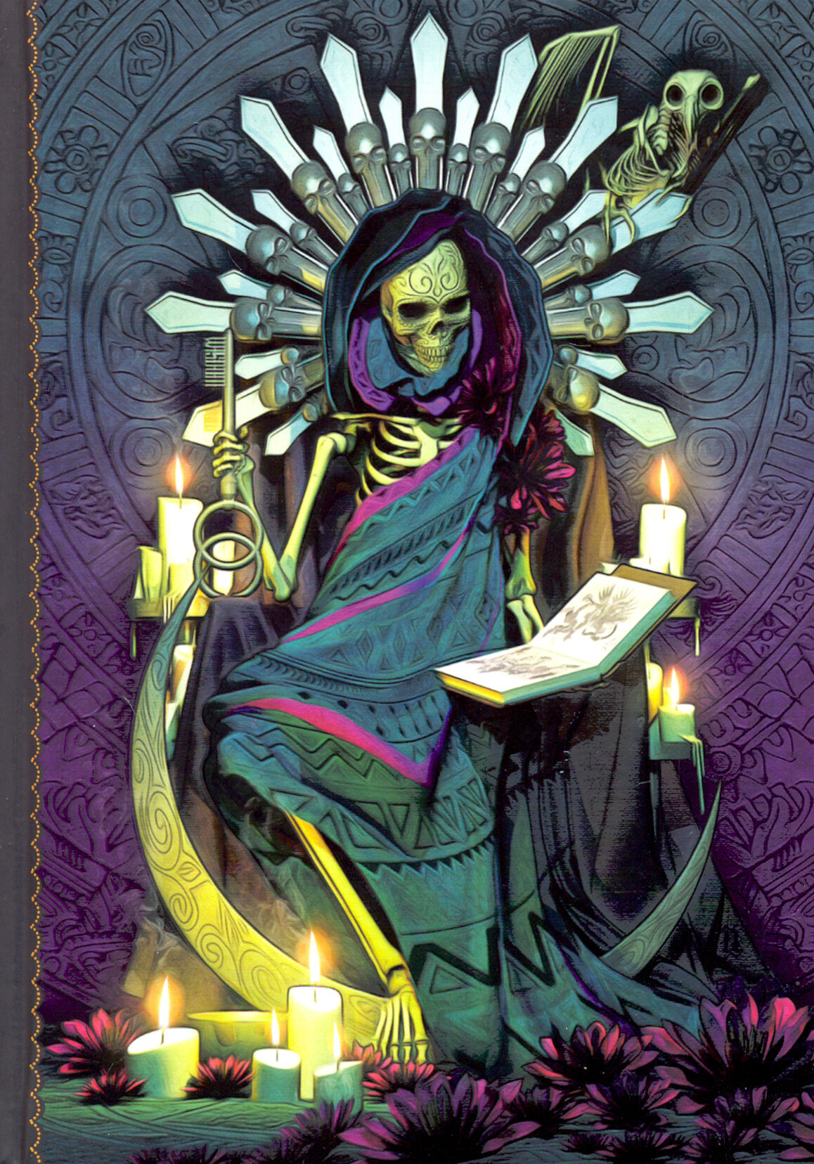 Дневник "Santa Muerte" (160 страниц, 150х210 мм, нелинованный) - фото №4