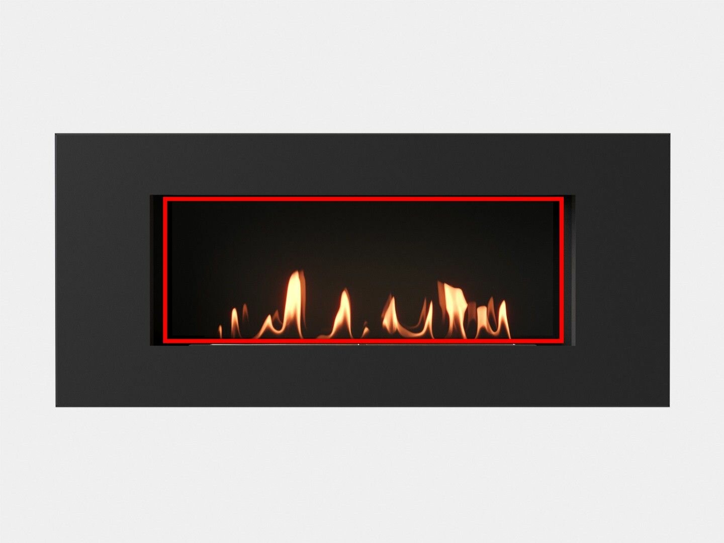 фото Декоративное стекло для биокамина стемалит (черный) М1, 4мм, ПК, ЗК, 640*252