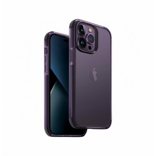 Чехол Uniq Combat для iPhone 14 Pro, цвет Фиолетовый (Purple) (IP6.1P(2022)-COMPUR)