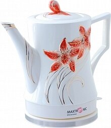 Чайник Maxtronic MAX-YD-2013 Огненное Танго (4) объемный дизайн, ручная роспись, керамический, 1,7л, .