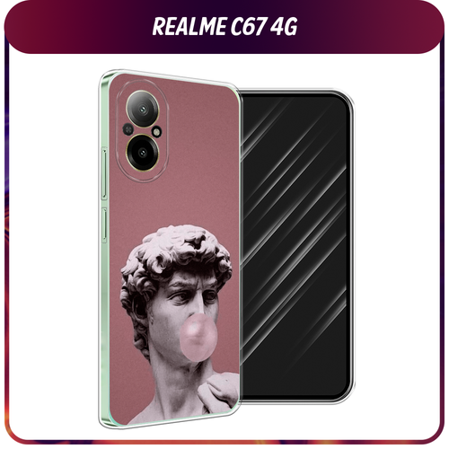 Силиконовый чехол на Realme C67 4G / Реалми C67 4G Modern David силиконовый чехол на realme c67 4g реалми c67 4g modern david