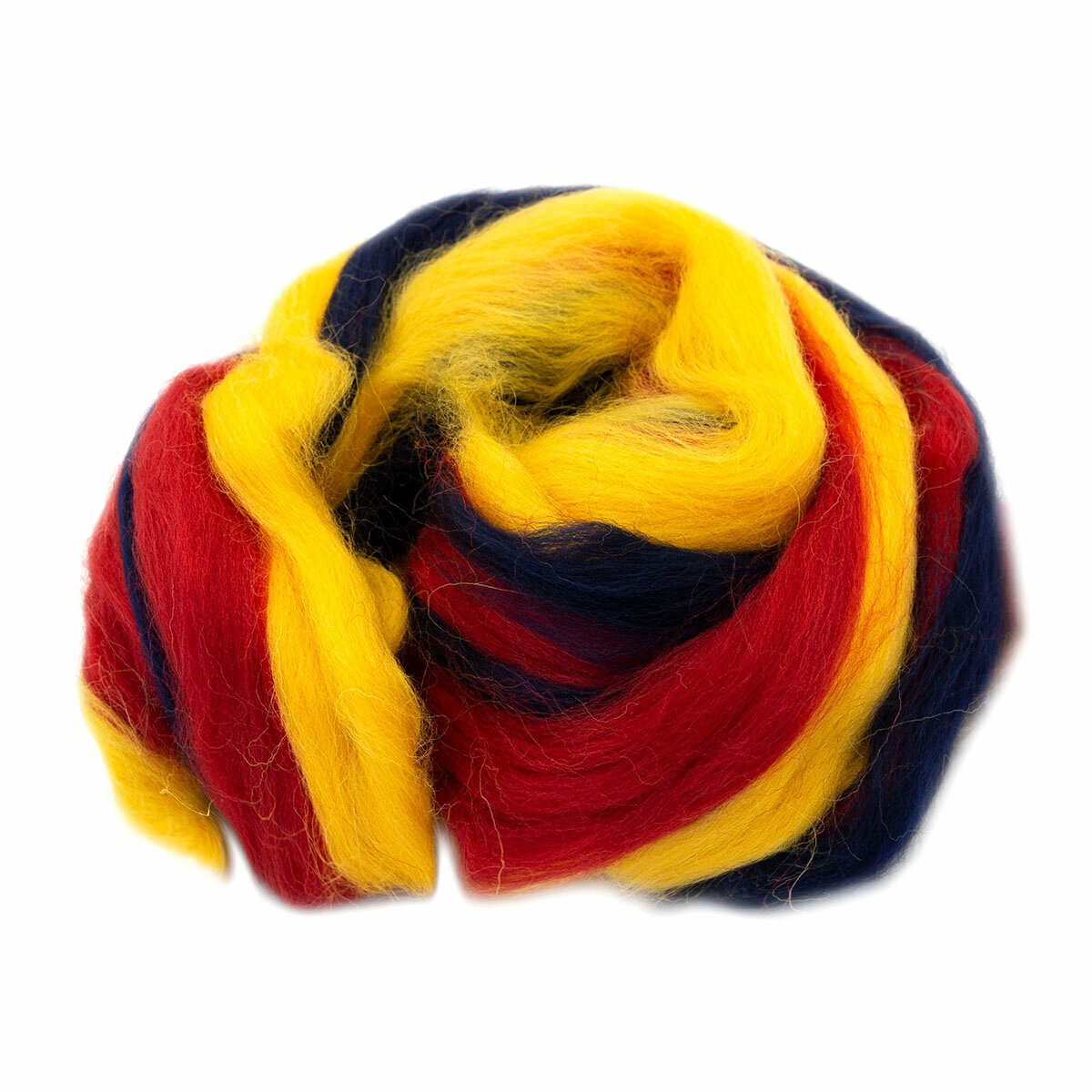 фото Лента для валяния меланж полутонкая , 100% шерсть, 50гр Камтекс