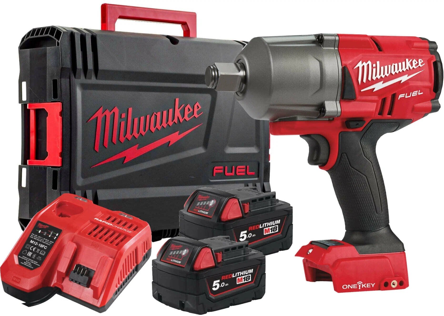 Аккумуляторный ударный гайковерт Milwaukee M18 ONEFHIWF34-502X