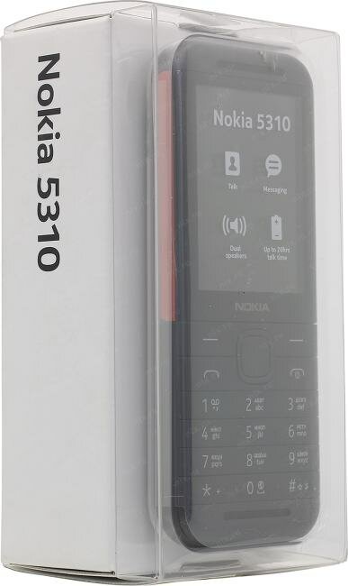 Мобильный телефон NOKIA 5310 TA-1212, черный/красный - фото №14