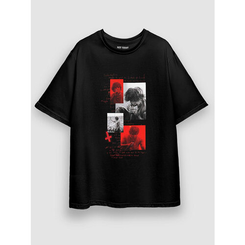 фото Футболка not today, размер l-xl, черный