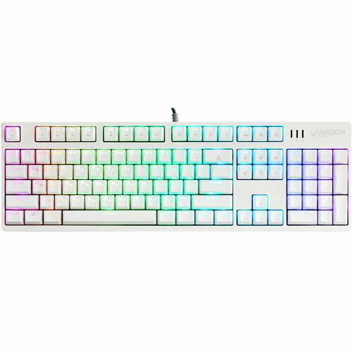 Клавиатура ARDOR GAMING ImmortalityYellowбелая 818900₽