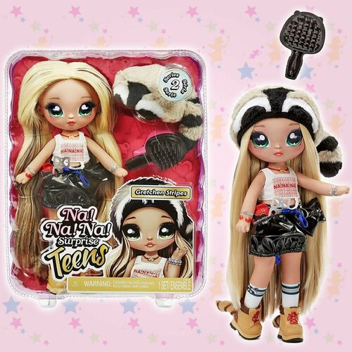 фото Кукла na! na! na! surprise teens gretchen stripes 28 см mga entertainment