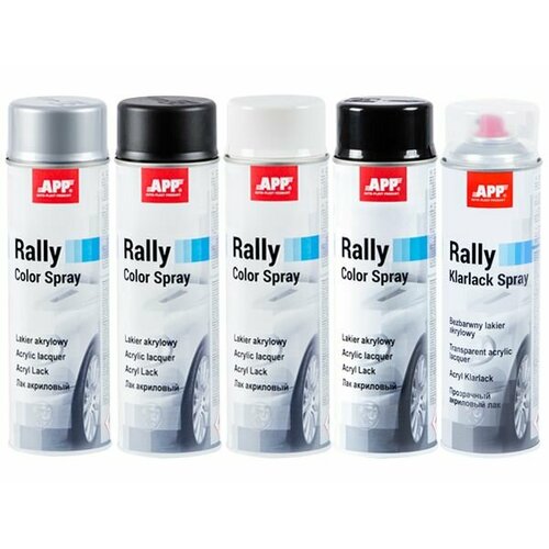 APP Rally Color Spray лак, 600мл, аэрозоль