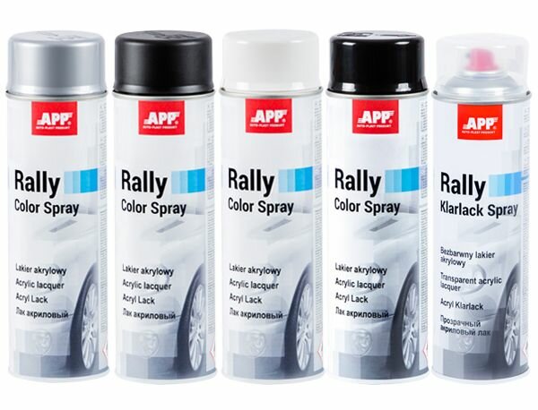 APP Rally Color Spray лак, 600мл, аэрозоль