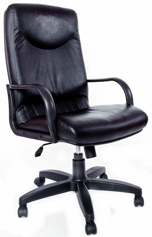 Компьютерное кресло Свинг PL офисное, обивка: искусственная кожа, цвет: черный