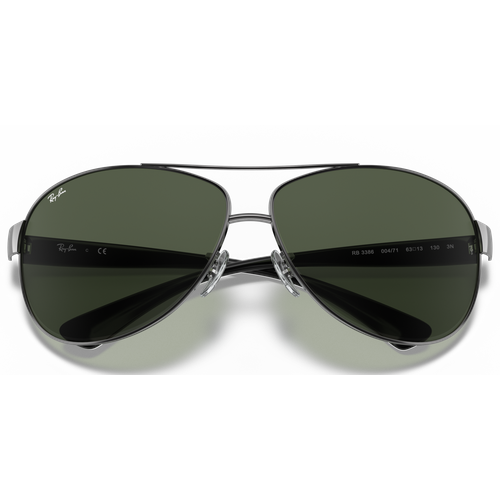 Солнцезащитные очки Ray-Ban Ray-Ban RB 3386 004/71 RB 3386 004/71, серый, черный
