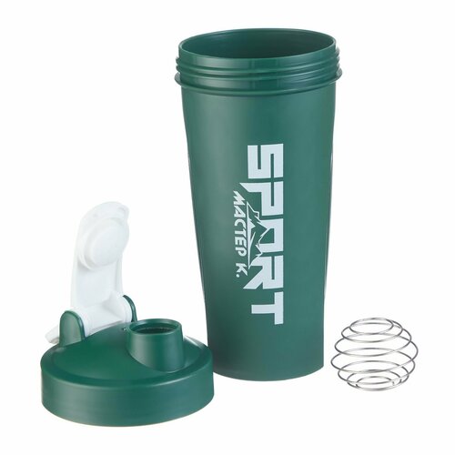 фото Шейкер, серия: crossfit max, "мастер к", 700 мл, 21.5 х 8.5 см, зеленый 9412743 мастер к.