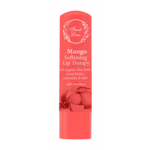 Бальзам для губ Fresh Line Mango Softening Lip Therapy /5,4 мл/гр. уход за губами probotanic бальзам для губ масло карите и манго