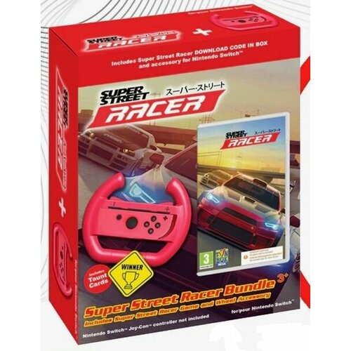 Игра Super Street: Racer Bundle для Nintendo Switch (картридж) nintendo switch super street racer game bundle with steering accessory and taunt cards