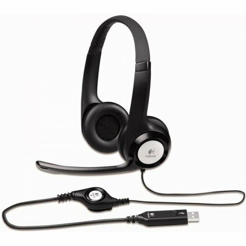 Logitech Компьютерная гарнитура Logitech Stereo Headset H390 4342₽