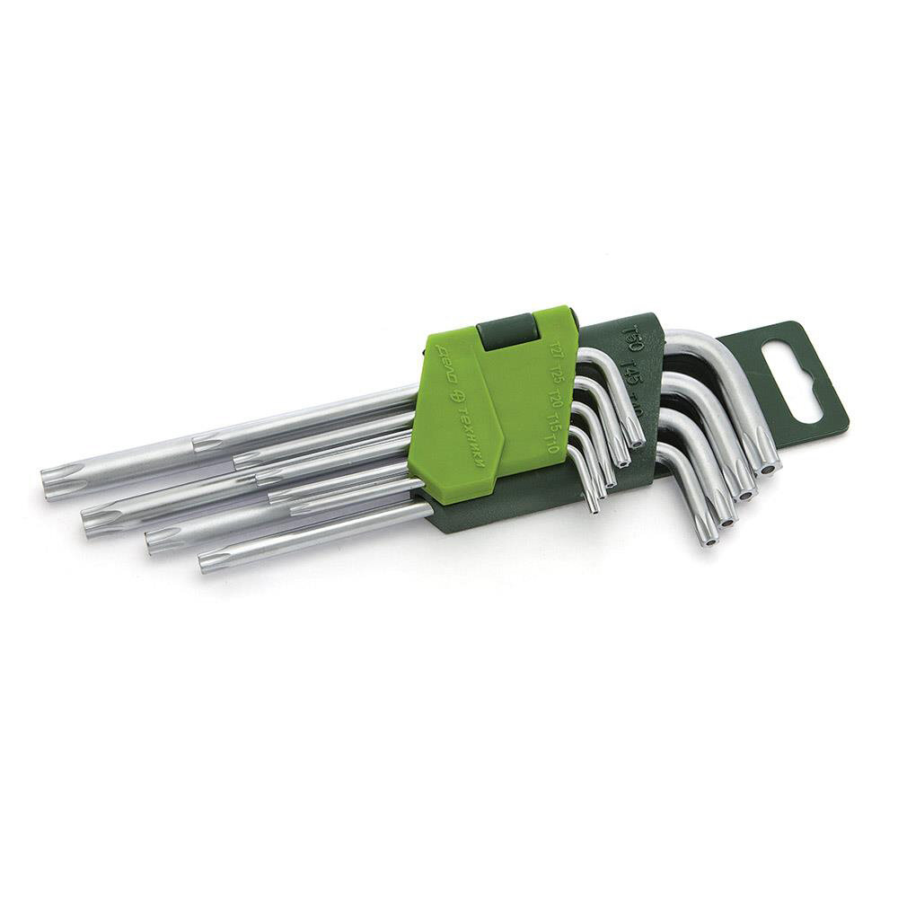 Набор ключей TORX 9 шт. (кт.) (ДТ) с отв.