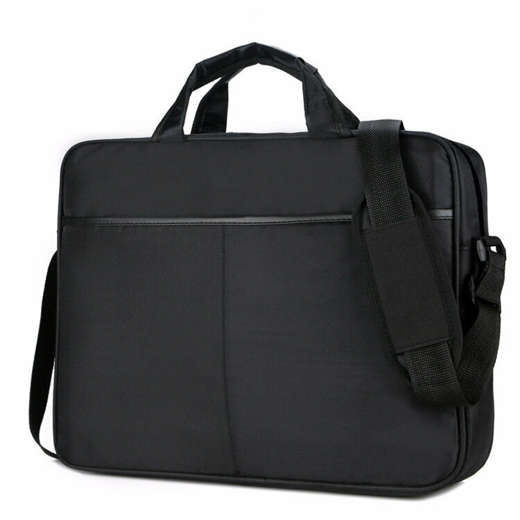 Сумка R-MAX с регулируемым плечевым ремнем, креплением на чемодан для хранения и перевозки ноутбуков диагональю до 17.3 дюймов, черная