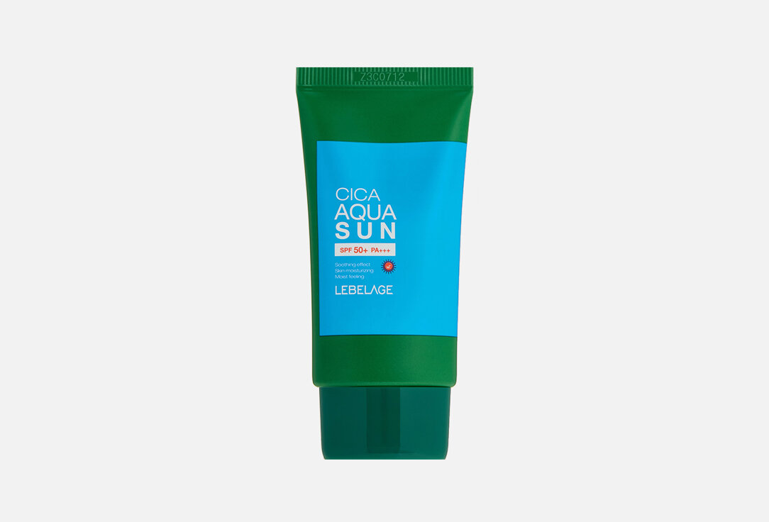 Солнцезащитный крем для лица Lebelage Cica Aqua Sun SPF50+/PA+++ / объём 30 мл