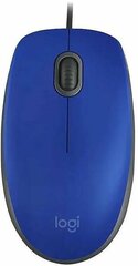 Мышь Logitech M110 (910-005500), синий/черный