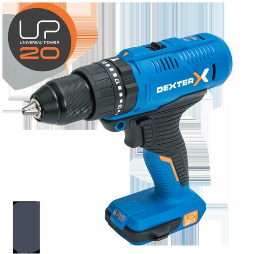 Дрель ударная аккумуляторная Dexter 20VID2-50A1 20 В Li-ion без АКБ и ЗУ 853000₽