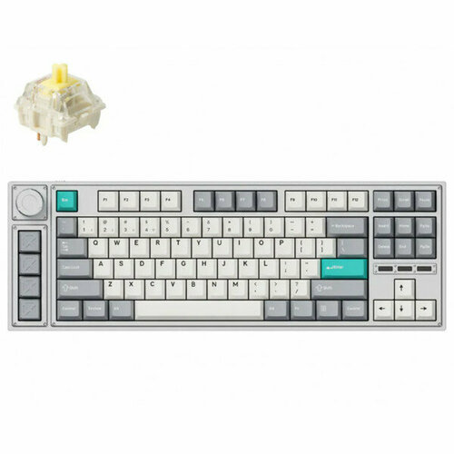 Клавиатура Keychron Lemokey L3 QMKVIA Fully Assembled Knob Space Silver 3399000₽